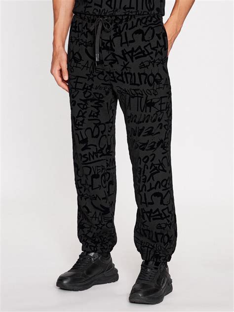 Versace Jeans Couture Pantaloni da tuta 75GAA315 Nero 